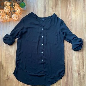 Button Up Chiffon Shirt
